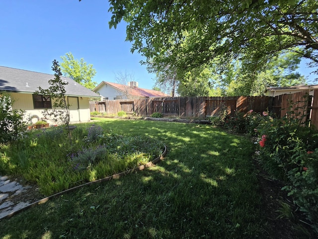 3671 Santa Rosa Way, Redding, CA 96003 - view of yard featuring a fenced backyard