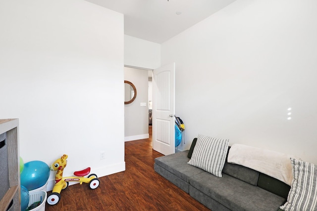 22070 Lassen View Dr, Palo Cedro, CA 96073 - living area featuring baseboards and wood finished floors