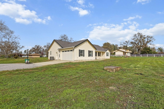 22070 Lassen View Dr, Palo Cedro, CA 96073 - view of front of home with roof with shingles, a front lawn, driveway, fence, and an attached garage