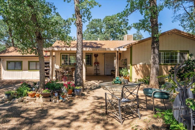 19715 Reed Rd, Cottonwood, CA 96022 - rear view of house featuring a patio area