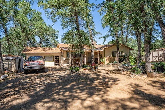 19715 Reed Rd, Cottonwood, CA 96022 - view of front of home with a chimney