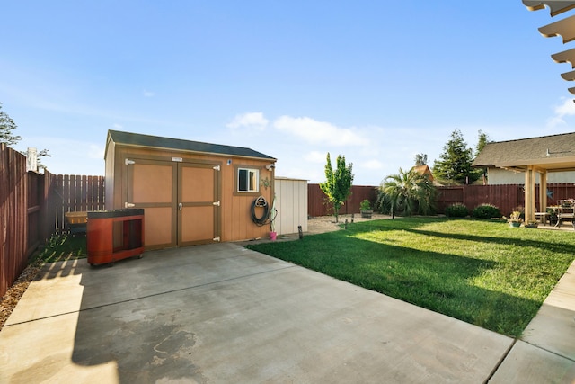 5538 Muir Peak Rd, Redding, CA 96002 - view of shed with a fenced backyard