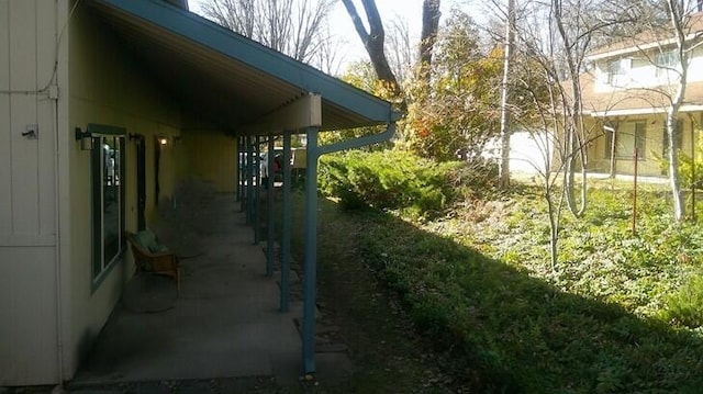 view of side of property