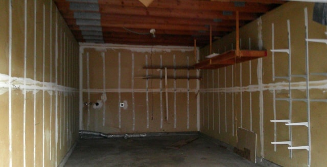 view of storage room
