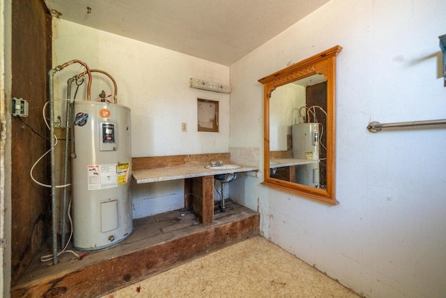 1390 Branstetter Ln, Redding, CA 96001 - utility room featuring electric water heater