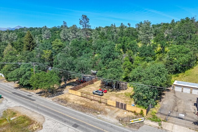1390 Branstetter Ln, Redding, CA 96001 - aerial view with a forest view