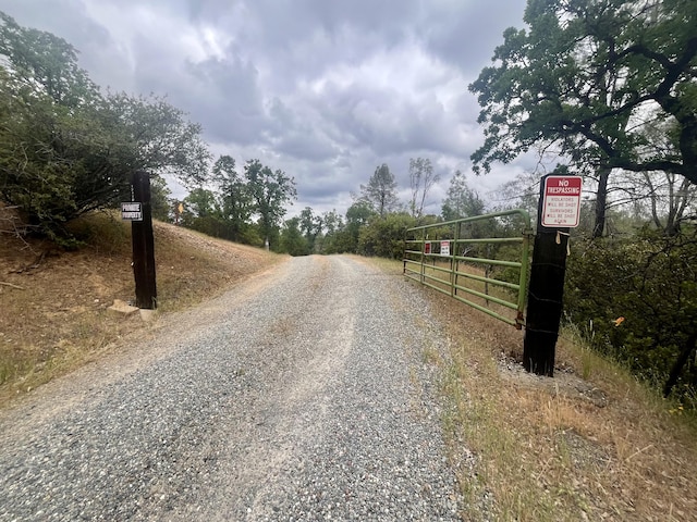 view of road