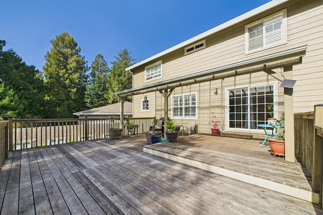 view of deck