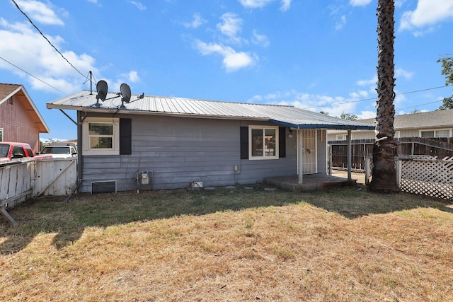 3169 Veda St, Redding, CA 96001 - back of property featuring metal roof