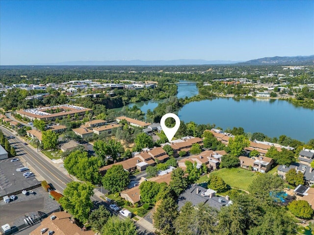 1968 Bechelli Ln, Redding, CA 96002 - aerial overview of property's location with a large body of water