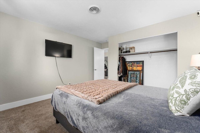 1968 Bechelli Ln, Redding, CA 96002 - carpeted bedroom with a closet and baseboards