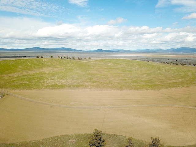 property view of mountains with a rural view