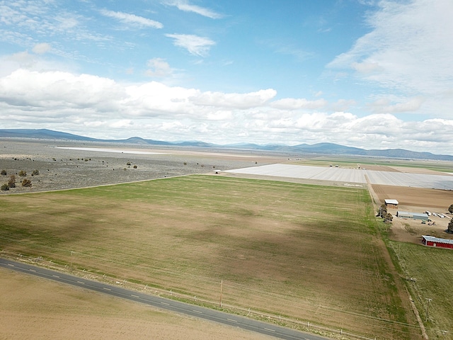 view of mountain feature featuring a rural view