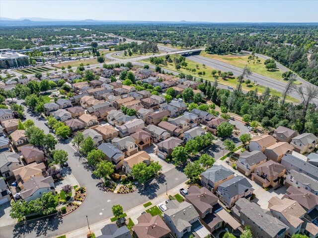birds eye view of property featuring a residential view