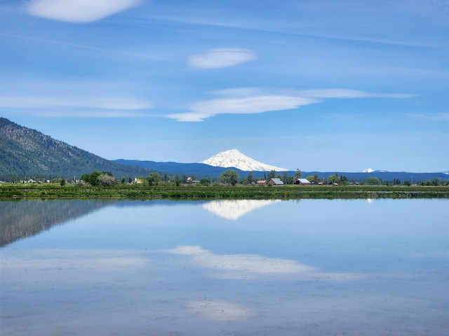 25653 Glenburn Rd, Fall River Mills, CA 96028 - water view with a mountain backdrop