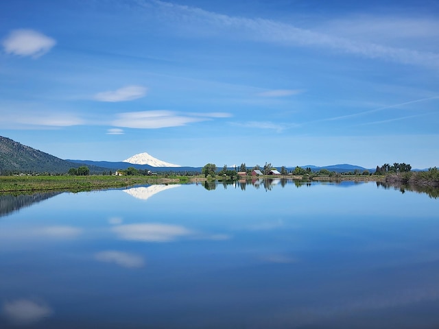 25653 Glenburn Rd, Fall River Mills, CA 96028 - water view featuring a mountain backdrop