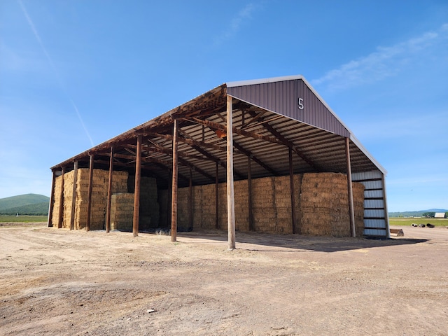 25653 Glenburn Rd, Fall River Mills, CA 96028 - view of pole building featuring a detached carport