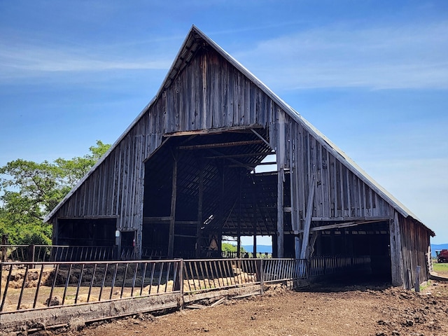 25653 Glenburn Rd, Fall River Mills, CA 96028 - view of barn with fence and driveway