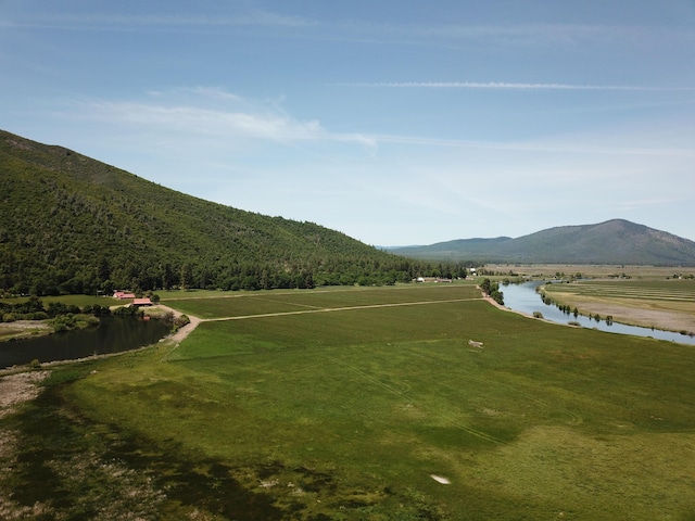 25653 Glenburn Rd, Fall River Mills, CA 96028 - surrounding community featuring a water and mountain view and a view of countryside