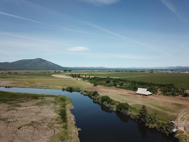 25653 Glenburn Rd, Fall River Mills, CA 96028 - aerial view of sparsely populated area with a water and mountain view
