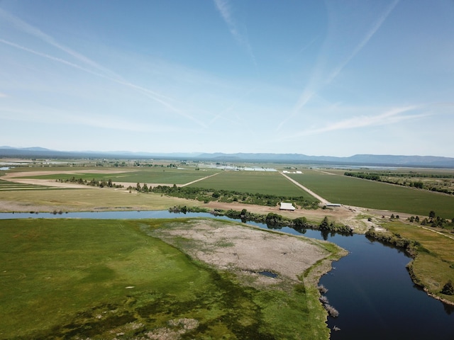 25653 Glenburn Rd, Fall River Mills, CA 96028 - aerial view of sparsely populated area with a water and mountain view