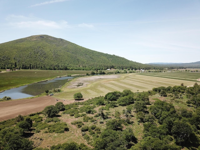 25653 Glenburn Rd, Fall River Mills, CA 96028 - view of mountain backdrop featuring a large body of water