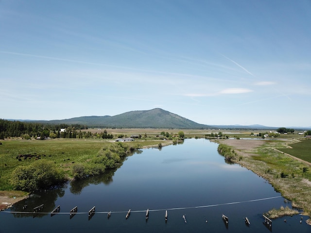 25653 Glenburn Rd, Fall River Mills, CA 96028 - water view featuring a mountainous background