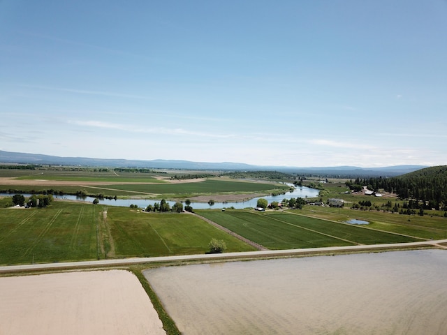 25653 Glenburn Rd, Fall River Mills, CA 96028 - aerial view of sparsely populated area with a water and mountain view