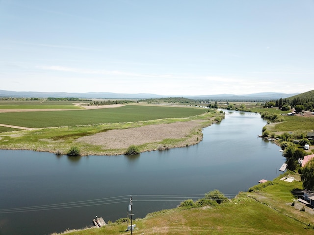 25653 Glenburn Rd, Fall River Mills, CA 96028 - water view featuring a mountainous background