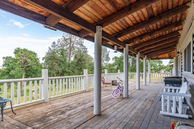 view of deck