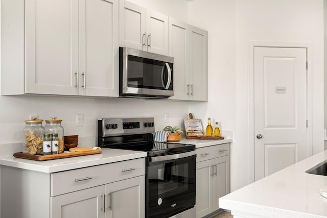 kitchen with stainless steel appliances