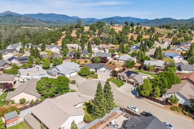 4217 Pendleton Ct, Shasta Lake, CA 96019 - aerial view of residential area with a mountainous background
