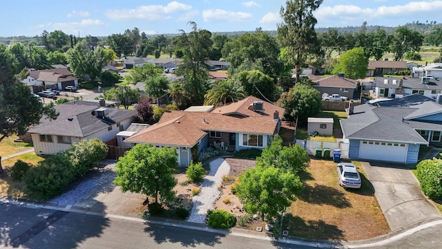 birds eye view of property featuring a residential view