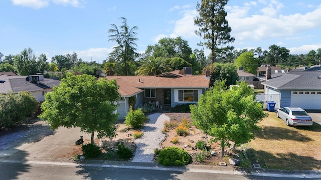 view of front of house with a residential view