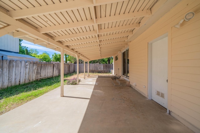 1530 Carmel Way, Red Bluff, CA 96080 - view of patio featuring a fenced backyard
