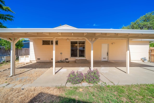 1530 Carmel Way, Red Bluff, CA 96080 - rear view of property featuring fence and a patio area