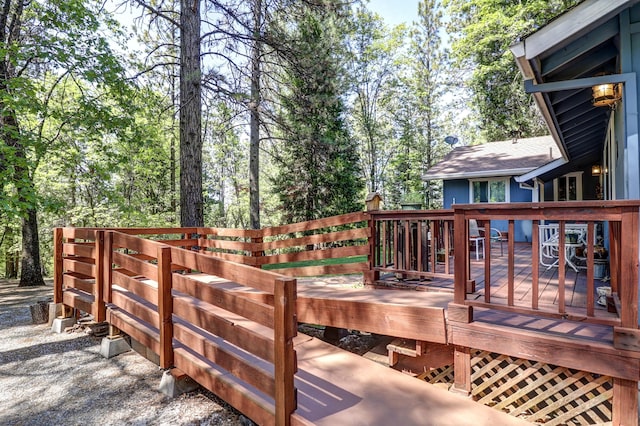 view of deck