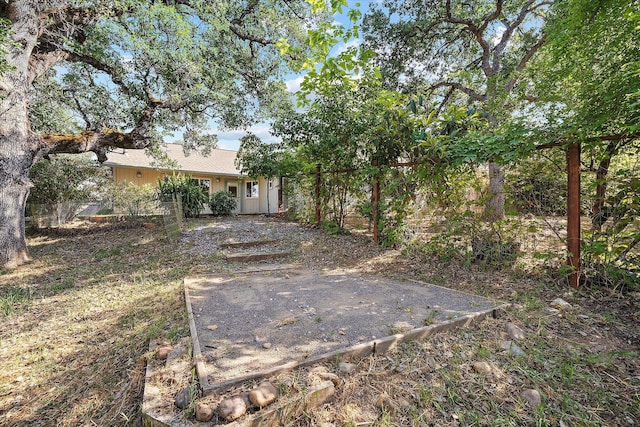 view of yard
