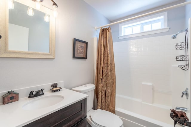 12637 Ivie Ln, Old Station, CA 96071 - full bathroom with toilet, shower / tub combo, and vanity