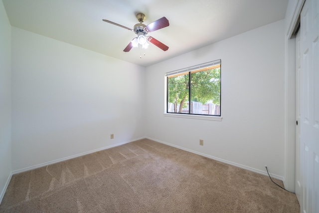 2529 Candlewood Dr, Redding, CA 96003 - unfurnished room with light colored carpet and a ceiling fan