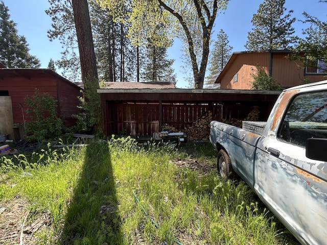 view of yard