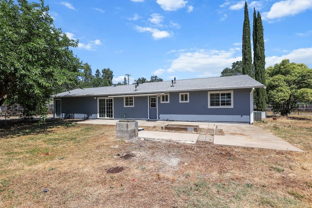19017 Snowflake Ln, Redding, CA 96003 - back of property featuring a patio and cooling unit