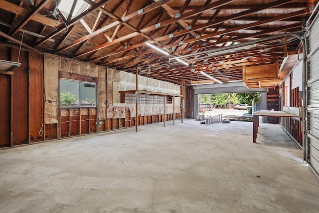 19017 Snowflake Ln, Redding, CA 96003 - miscellaneous room with unfinished concrete flooring and a garage