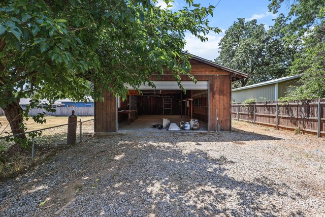 19017 Snowflake Ln, Redding, CA 96003 - view of yard with a garage and an outbuilding