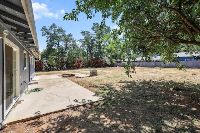 19017 Snowflake Ln, Redding, CA 96003 - fenced backyard with a patio area