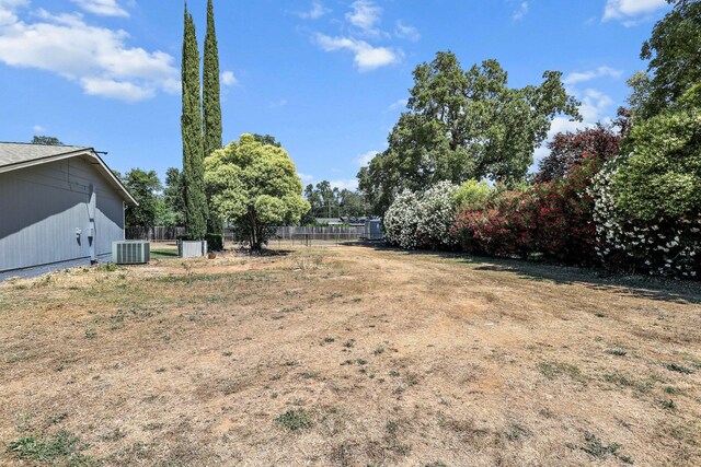 19017 Snowflake Ln, Redding, CA 96003 - view of yard with central AC unit