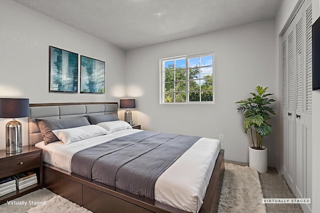 19017 Snowflake Ln, Redding, CA 96003 - carpeted bedroom featuring a closet