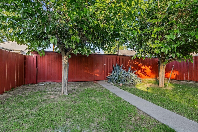 1048 Franklin St, Red Bluff, CA 96080 - view of yard featuring a fenced backyard