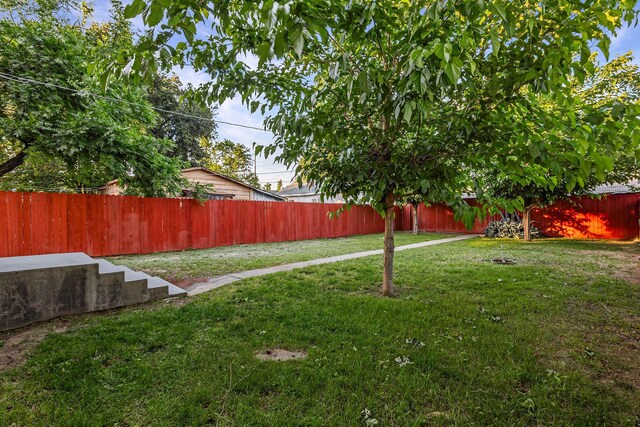 1048 Franklin St, Red Bluff, CA 96080 - view of yard featuring a fenced backyard