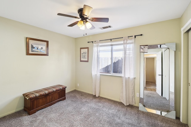 3268 Lyndsey Ln, Anderson, CA 96007 - carpeted empty room featuring a ceiling fan and baseboards